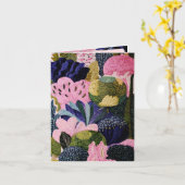 Carte Tropical Modernism Greeting Card (Fleur jaune)