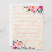 Carte Tropical Pineapple Graduation Party (Dos)