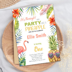 Carte Tropical Summer Party pour filles