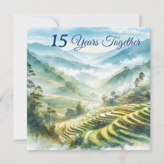 Carte Tropical Vietnam Destination Bleu Blanc Classique