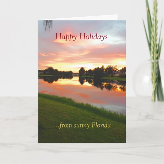 Carte tropicale faite sur commande de Noël de (Devant)