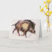 Carte Trot de sangliers 1999 (Fleur jaune)