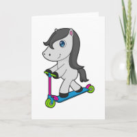 Trottinette à cheval