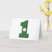 Carte Trou en 1 (Fleur jaune)