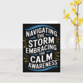 Carte Trouble bipolaire prise de conscience dépression s (Fleur jaune)