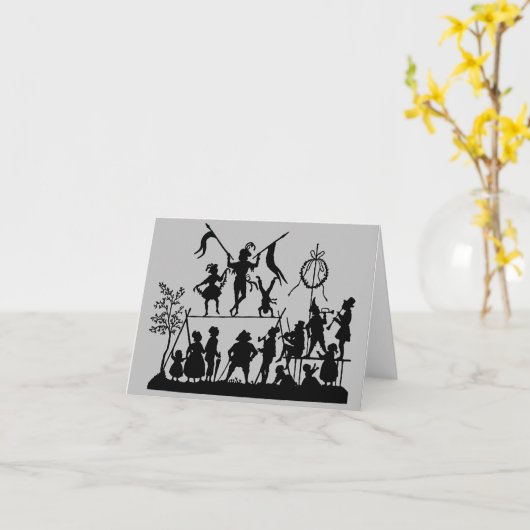 Carte Troupe de cirque (Fleur jaune)