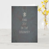Carte Trouvez de la joie dans les citations ordinaires (Fleur jaune)