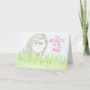 Carte Trouvez la Beauté dans les Petites Choses