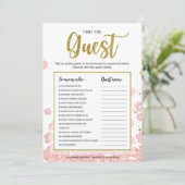 Carte Trouvez le jeu d'invité | Enterrement de vie de je (Debout devant)