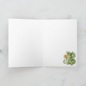 Carte Truc de chaud ! petit dragon rôtissant marshmallow (Intérieur)