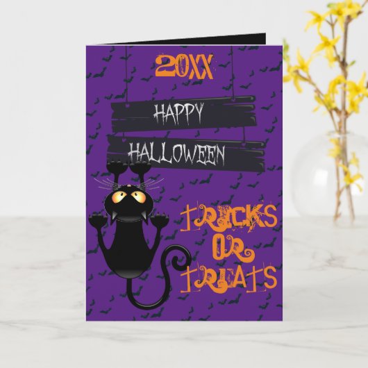 Carte Trucs ou traitements (Fleur jaune)