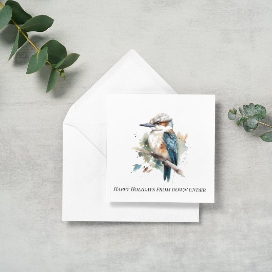 Carte True Blue Kookaburra, personnalisé