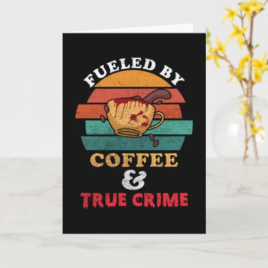 Carte True Crime (Fleur jaune)