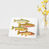 Carte Truite impitoyable (Fleur jaune)