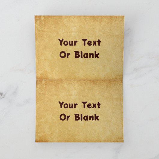 Carte Truite rustique (Intérieur)