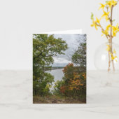 Carte Truman Dam Automne encadré (Fleur jaune)