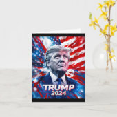 Carte Trump 2024 (Fleur jaune)