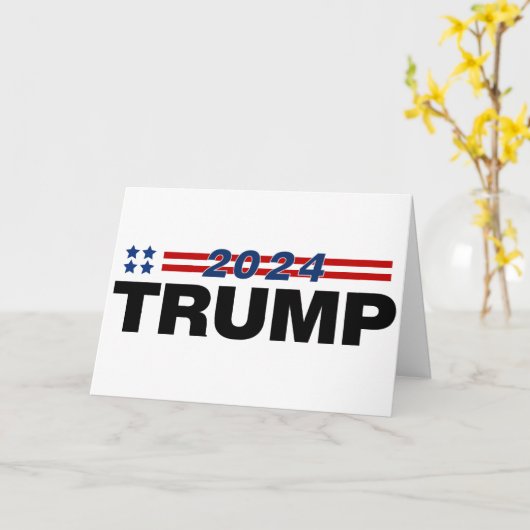 Carte Trump 2024 (Fleur jaune)