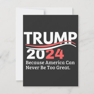 Carte trump 2024 bumper