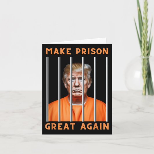 Carte Trump 2024 En Prison (Devant)