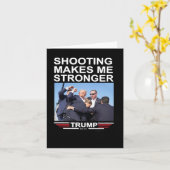 Carte Trump 2024 me rend plus fort (Fleur jaune)