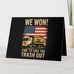 Carte Trump 2024 Nous avons gagné Victoire Victoires Inv