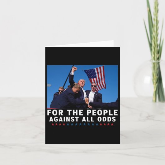 Carte Trump 2024 Pour La Population (Devant)