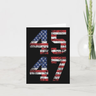 Carte Trump 2024 Vintage - Clic Fit, Cou d'équipage, Pub