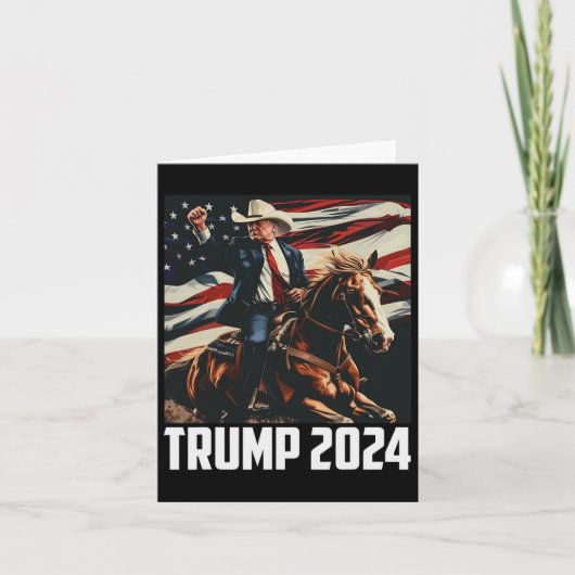 Carte Trump 2025 4 juillet Amérique patriotique indépend (Devant)