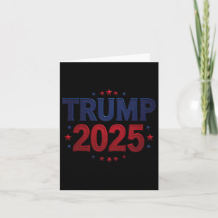 Carte Trump 2025 Président 45 Et 47 Retro Vintage 1