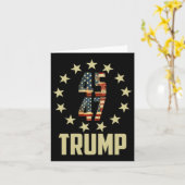 Carte Trump 45 47 Mega Potus (Fleur jaune)