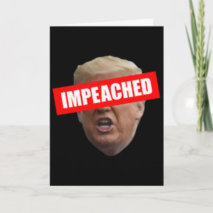 Carte Trump 45 Président 3ème destitué