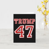 Carte Trump 47 Élections Républicaines Conservatrices 20 (Fleur jaune)