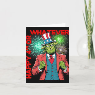 Carte Trump 4 juillet drôle