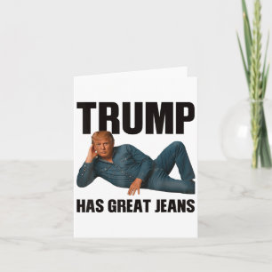 Carte Trump A De Grands Jeans Mème Drôle _1