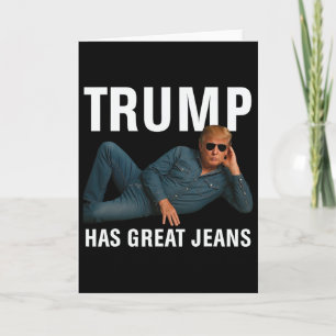 Carte Trump a de super jeans drôle graphique tee rétro d