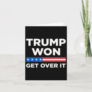 Carte Trump a Gagné Passons à Autre Chose 2024 Donald Tr