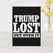 Carte Trump a perdu (Fleur jaune)