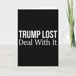 Carte Trump a perdu - Faites avec - 