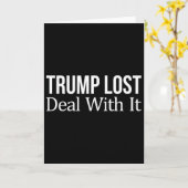 Carte Trump a perdu - Faites avec -  (Fleur jaune)