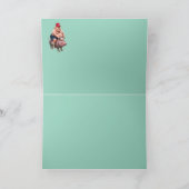 Carte Trump Alligator Greeting Card (Intérieur)