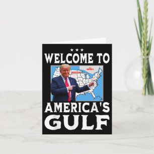 Carte Trump Amérique du Golfe du Mexique Président Trump