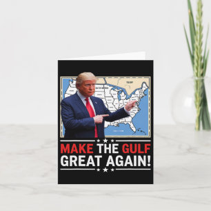 Carte Trump Amérique du Golfe du Mexique Président Trump