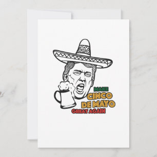 Carte Trump amusant à faire de Cinco de Mayo une grande