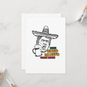 Carte Trump amusant à faire de Cinco de Mayo une grande  (Devant/Arrière en situation)