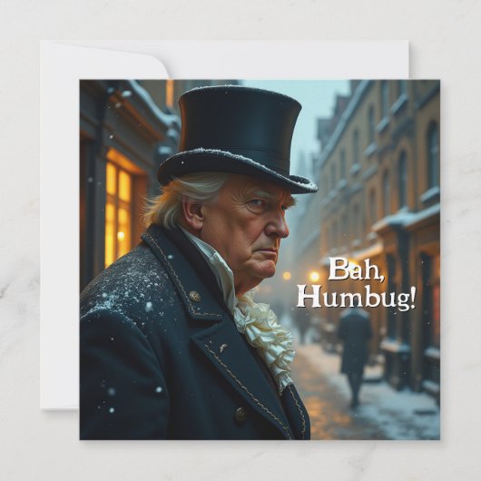 Carte Trump Bah Humbug (Devant)