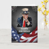 Carte Trump Birday Cad (Fleur jaune)