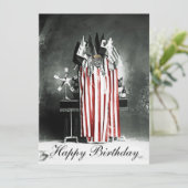 Carte Trump Birthday Card Circa 1910 Patriotic Display (Debout devant)