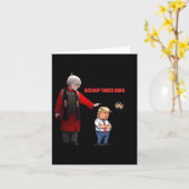 Carte Trump Bishop Budde prend le roi (Fleur jaune)