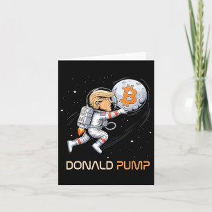 Carte Trump Bitcoin Donald Pump Crypto Bull Preside